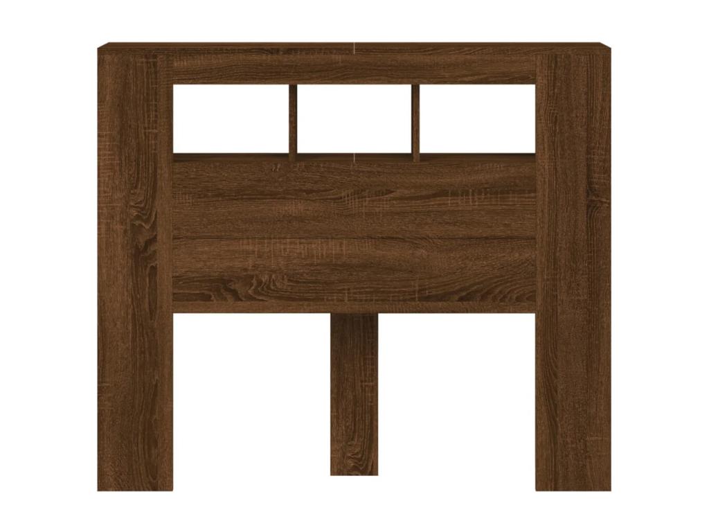 Tête De Lit - Panneau Et Dérivés De Bois - Marron - 120 x 190 cm