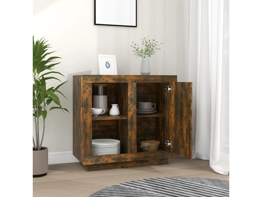 Buffet - Bois - Marron - 80 x 40 x 75 cm