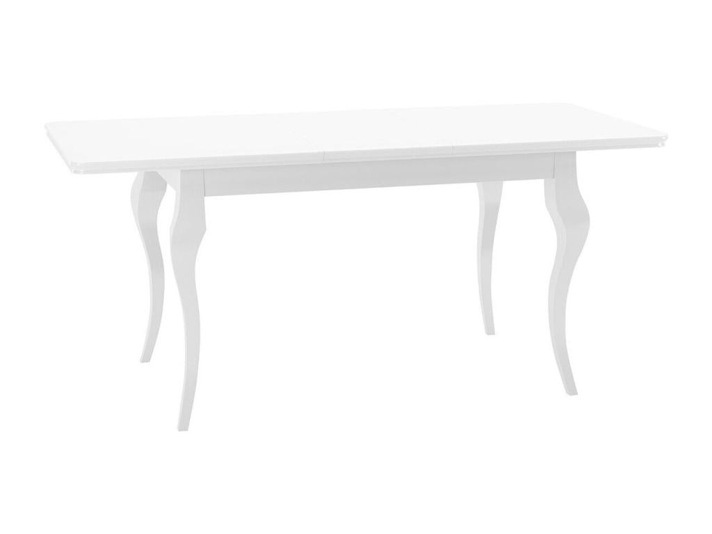 Table - Bois - Blanche - 76 x 80 x 140 cm