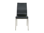 Ensemble de 2 chaises - Simili - Noir