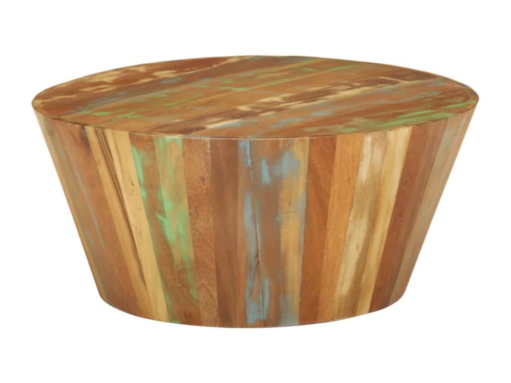 Table - Bois - Or - 65 x 31 cm