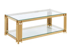 Table - Verre - Or