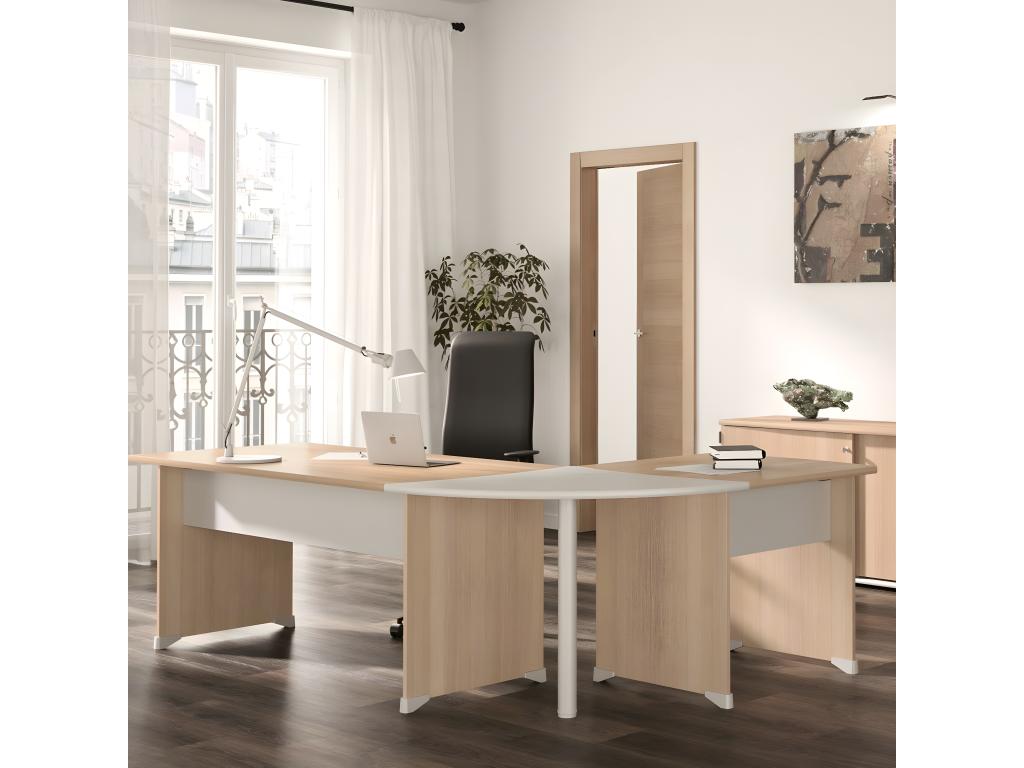 Table - Panneau Et Dérivés De Bois - Beige