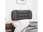 Tête de Lit - Fourrure Synthétique - Gris - 90 x 190 cm