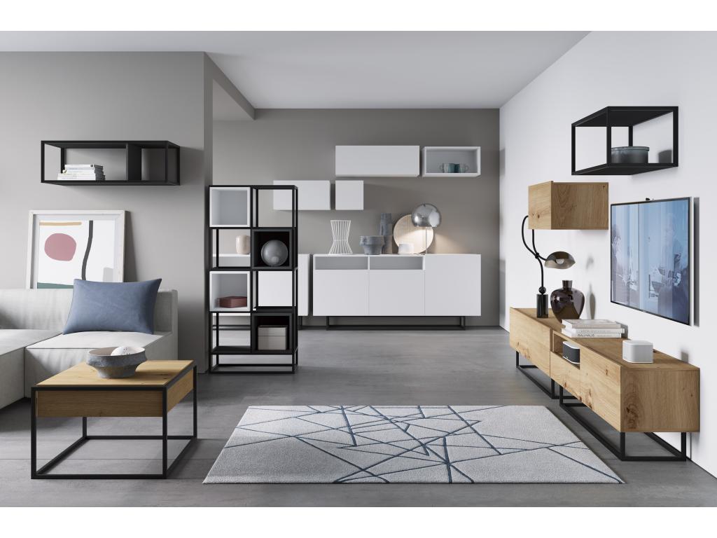 Commode - Panneau Et Dérivés De Bois - Gris