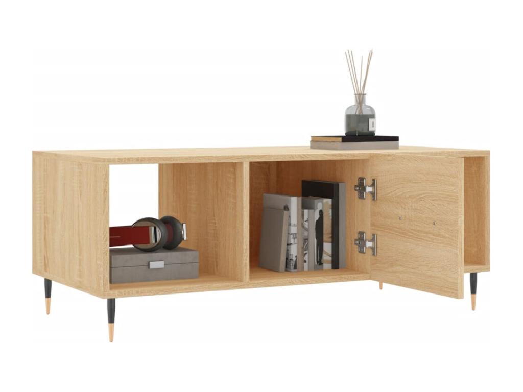 Table - Bois - Marron - 102 x 50 x 40 cm