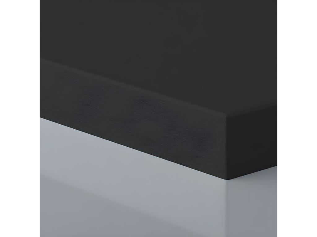 Receveur de douche - Résine - Noir - 70 x 70 cm