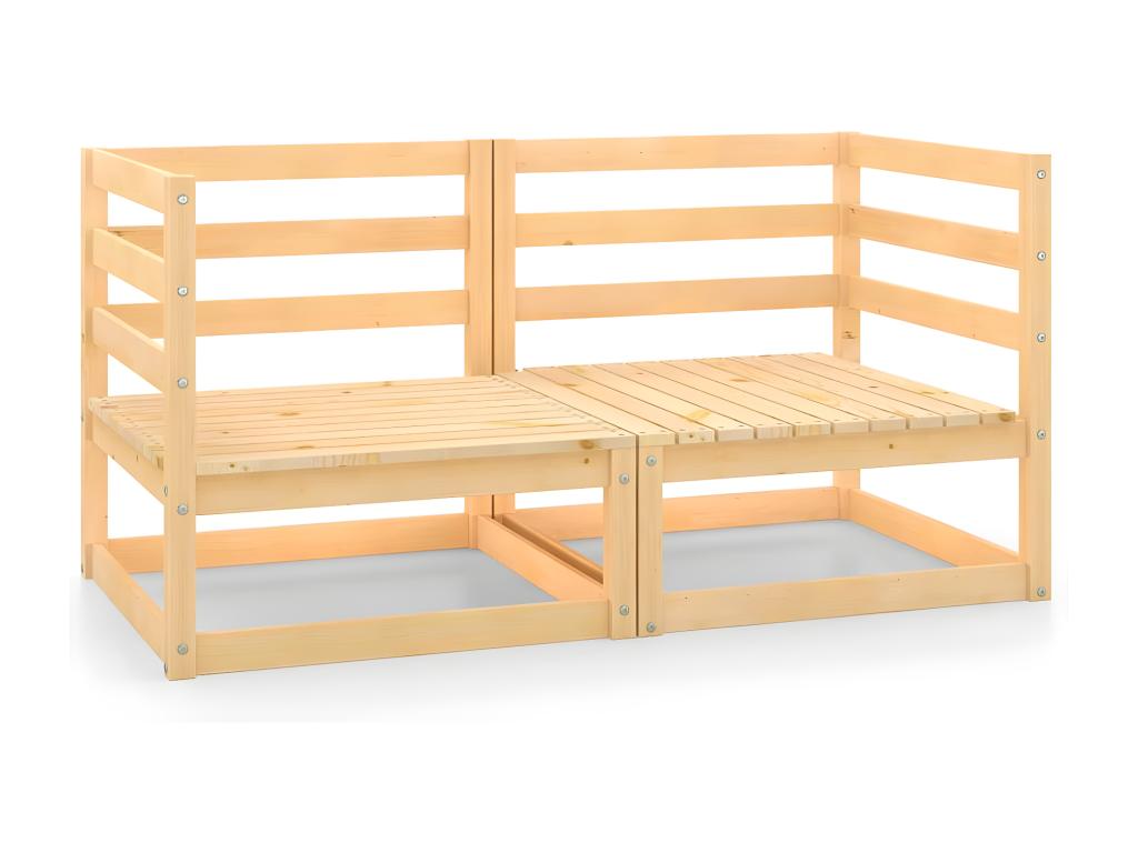 Canapé - Bois - Marron