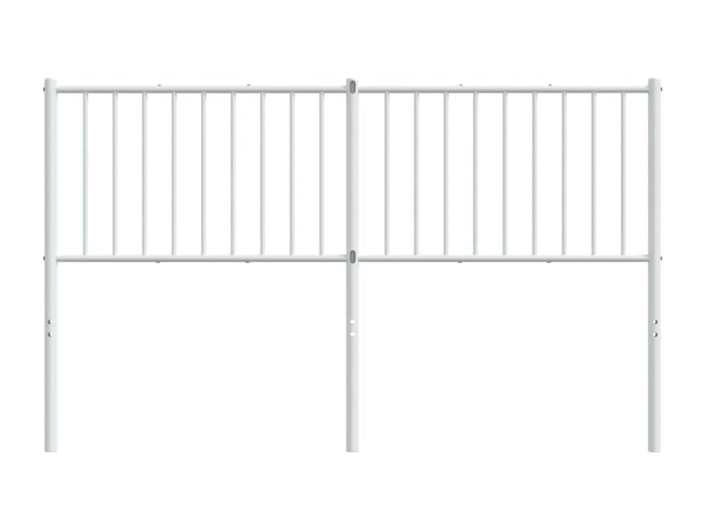 Tête de lit - Acier - Blanc - 160 x 200 cm