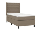 Sommier - Polyester - Taupe - 90 x 200 cm
