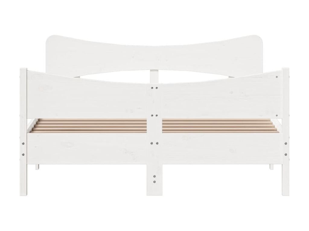 Tête de lit - Bois - Blanc - 150 x 200 cm