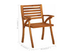 Ensemble 3 pièces - Chaise - Bois - Vert