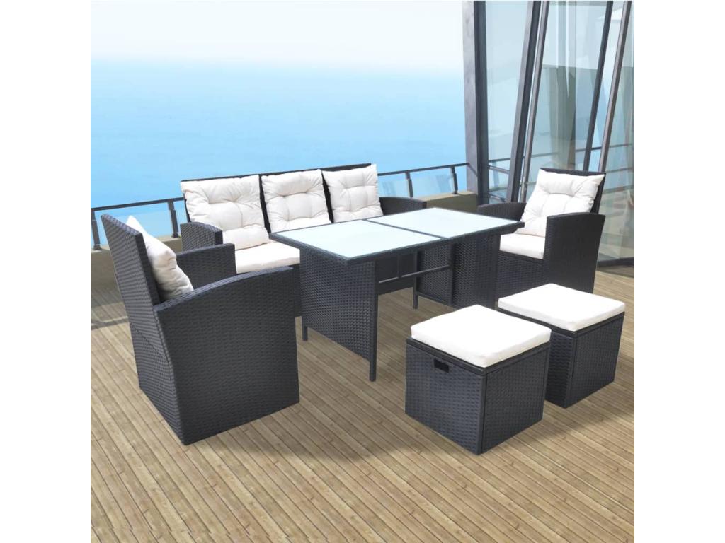 Article pour la maison - Résine - Noir