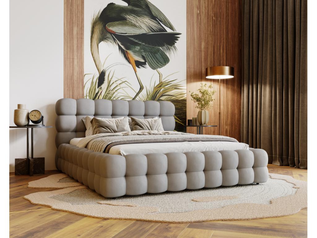 Sommier - Polyester - Gris