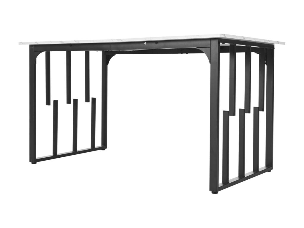 Table - Métal - Noir - 140 x 80 cm