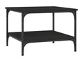 Table - Bois - Noir - 55 x 55 x 40 cm
