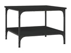 Table - Bois - Noir - 55 x 55 x 40 cm