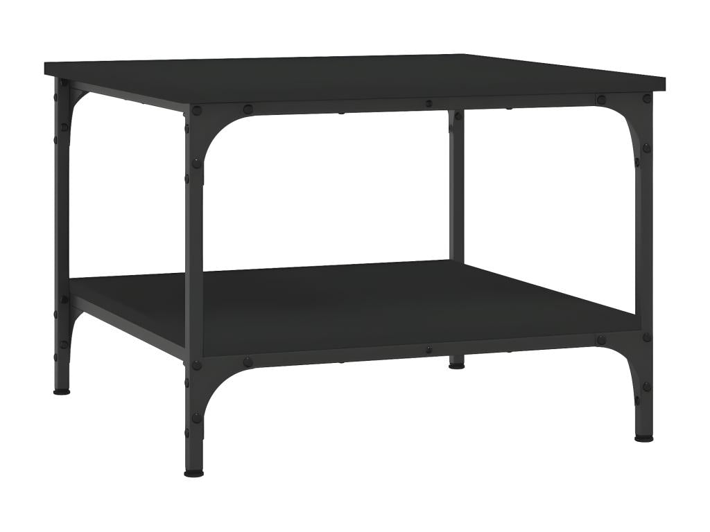 Table - Bois - Noir - 55 x 55 x 40 cm
