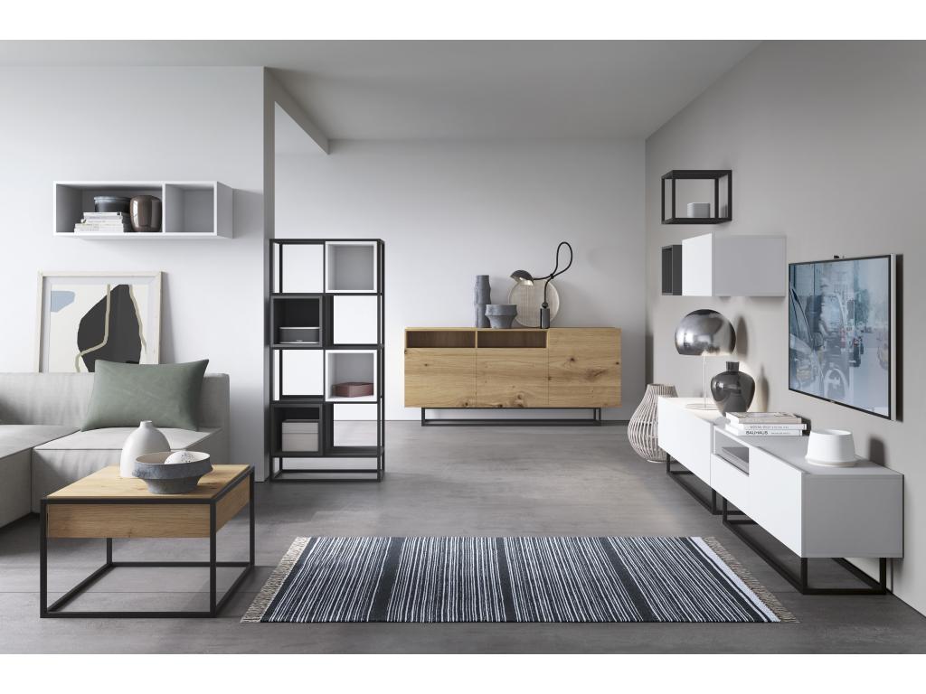 Commode - Panneau Et Dérivés De Bois - Gris