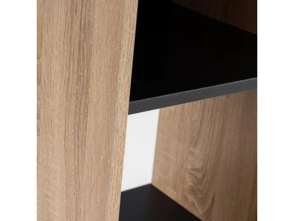 Bibliothèque - Bois - Noire