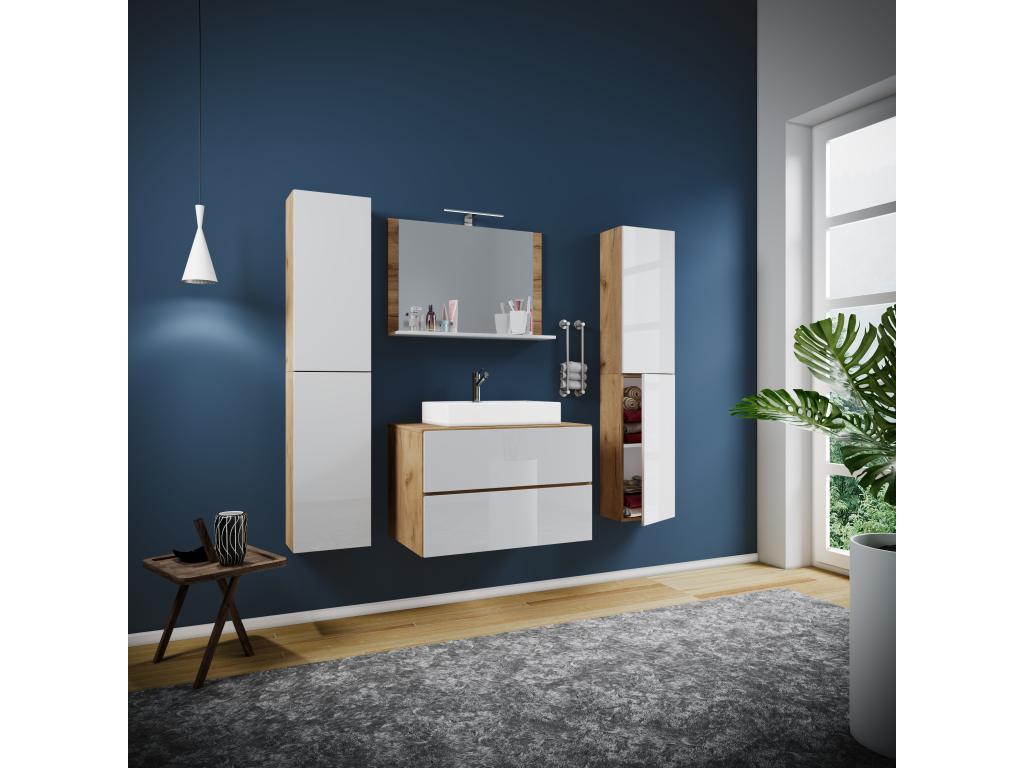 Lavabo - Bois - Marron