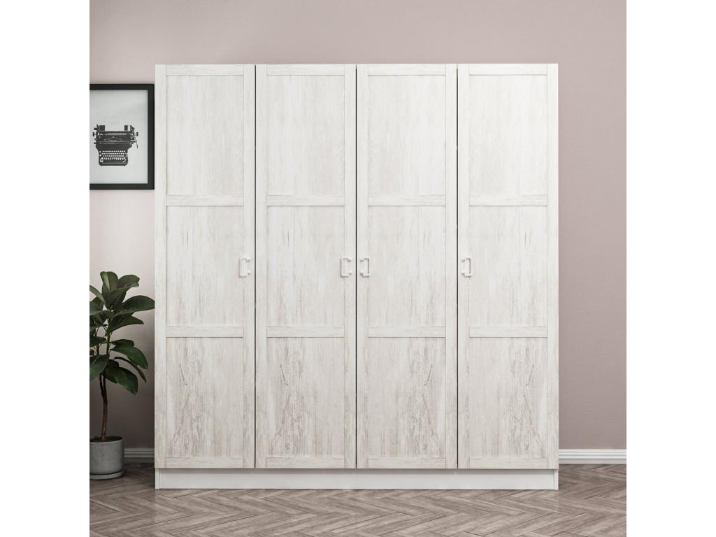 Armoire - Blanche - 190 x 52 x 180 cm