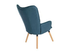 Fauteuil - Tissu - Bleu