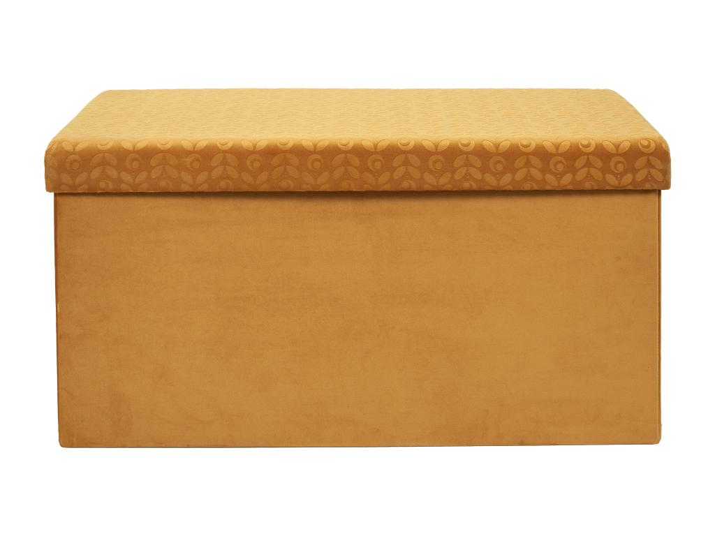 Banc - Velours - Jaune