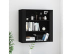 Armoire - Bois - Noir - 80 x 33 x 80 cm