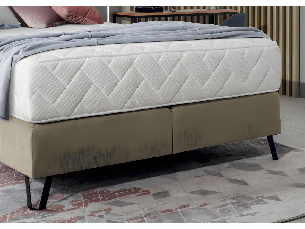 Sommier - Polyester - Beige - 160 x 200 cm