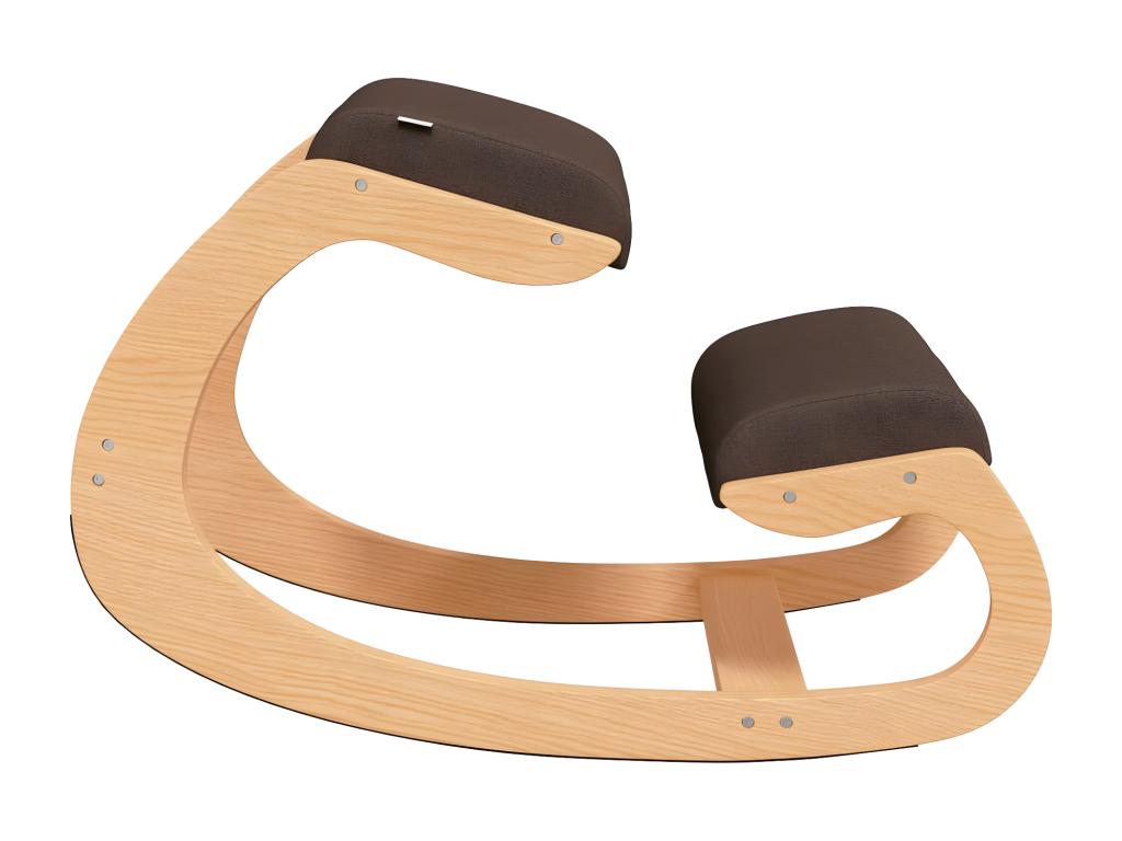 Chaise - Bois - Marron - 55 x 84 x 55 cm