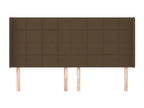 Tête de lit - Polyester - Marron - 160 x 200 cm