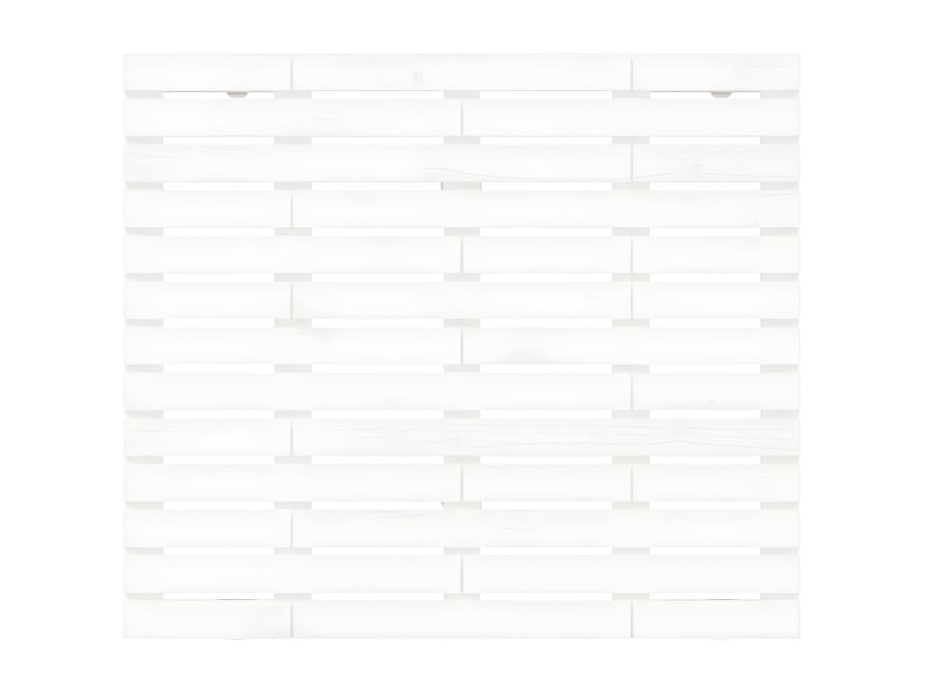 Tête de lit - Bois - Blanc - 140 x 190 cm