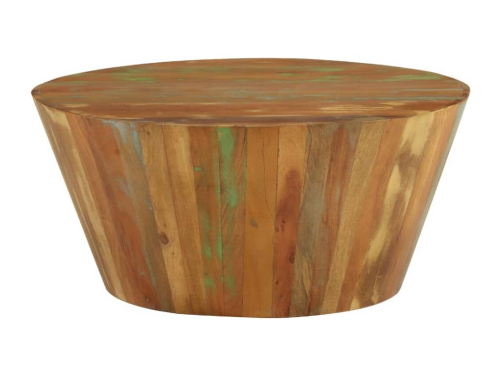 Table - Bois - Or - 65 x 31 cm