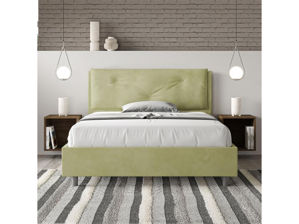 Sommier - Panneau De Particules, Microfibre - Vert