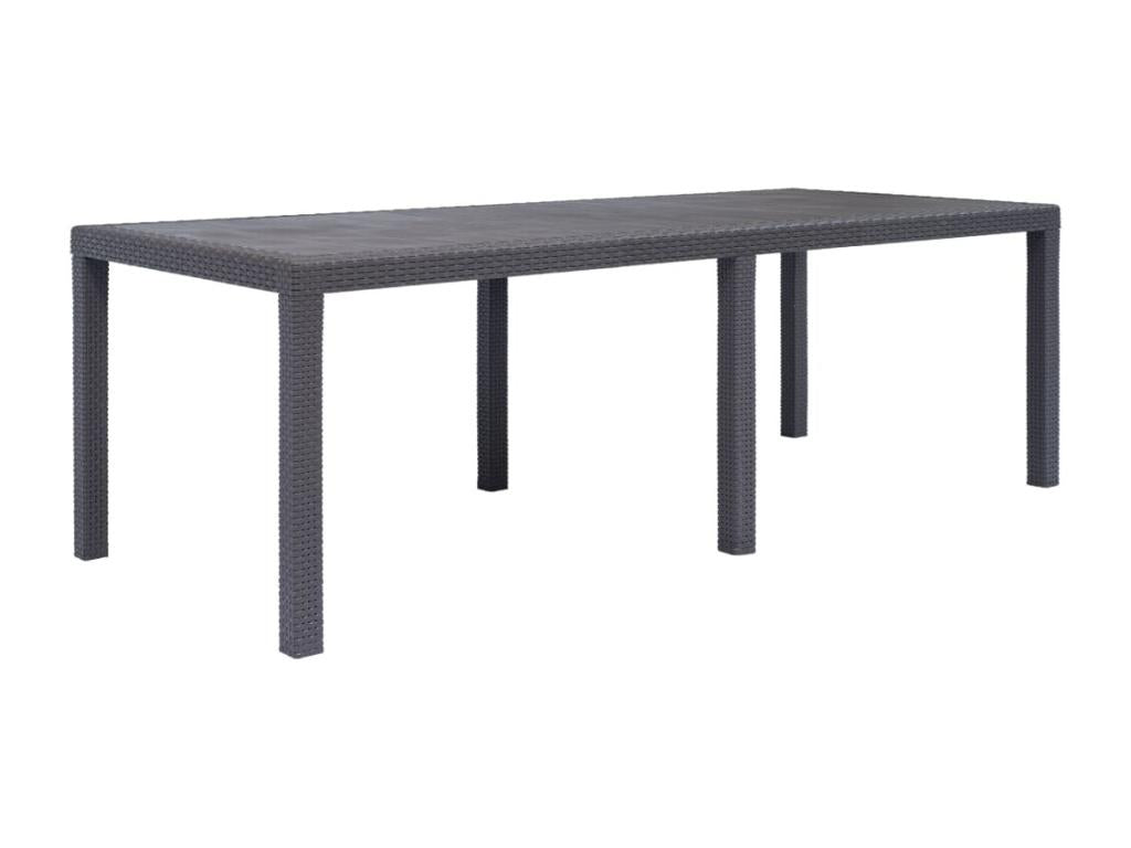 Table - Plastique - Marron - 220 x 90 x 72 cm