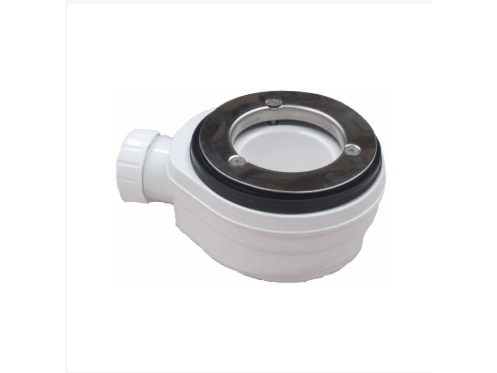 Receveur de douche - Résine - Gris - 95 x 115 cm