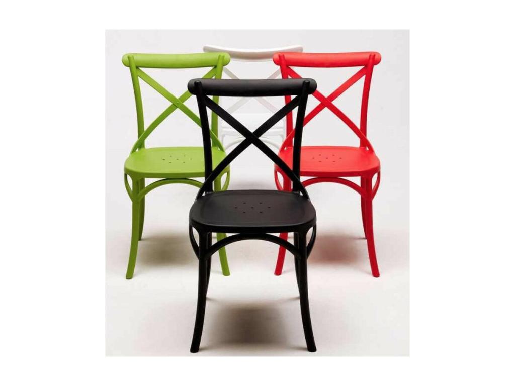 Chaise - Plastique - Grise