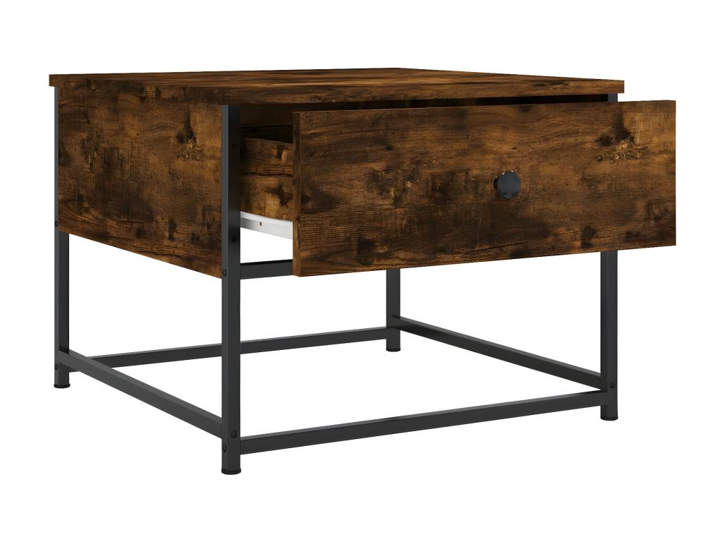 Table - Bois - Marron - 51 x 51 x 40 cm