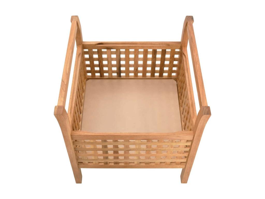 Banc de rangement - Bois - Naturel Clair