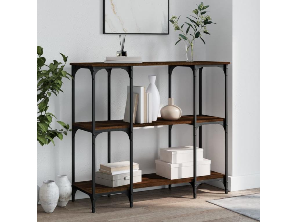 Table - Bois - Marron - 102 x 35 x 90 cm