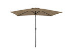 Parasol de terrasse - Polyester - Marron
