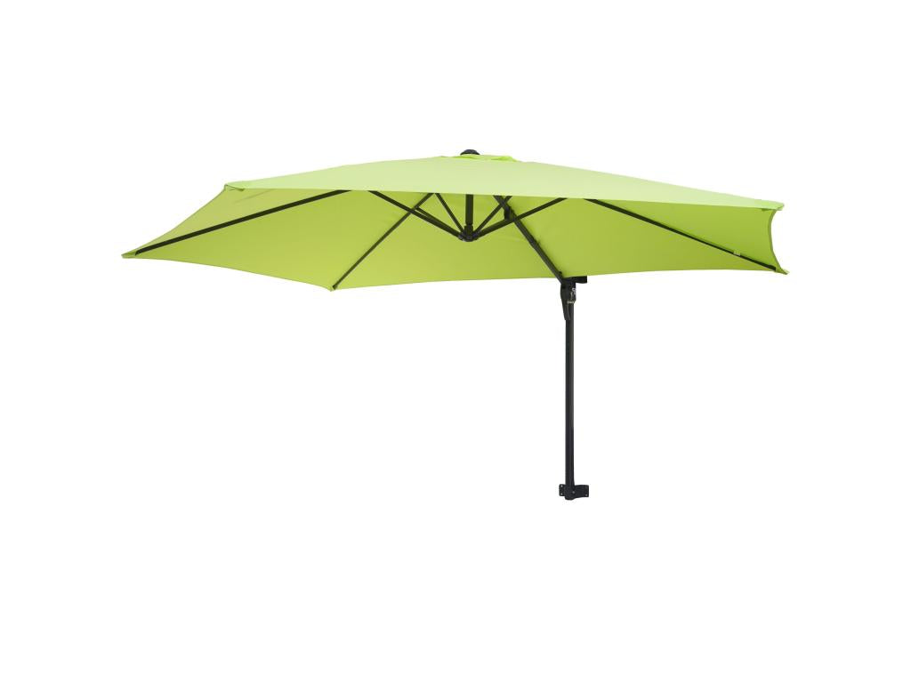 Parasol de terrasse - Polyester - Bleu - 300 x 280 x 163 cm