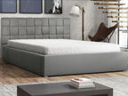 Sommier - Coton - Gris - 140 x 223 x 93 cm