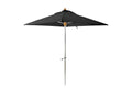Parasol de terrasse - Aluminium - Noir