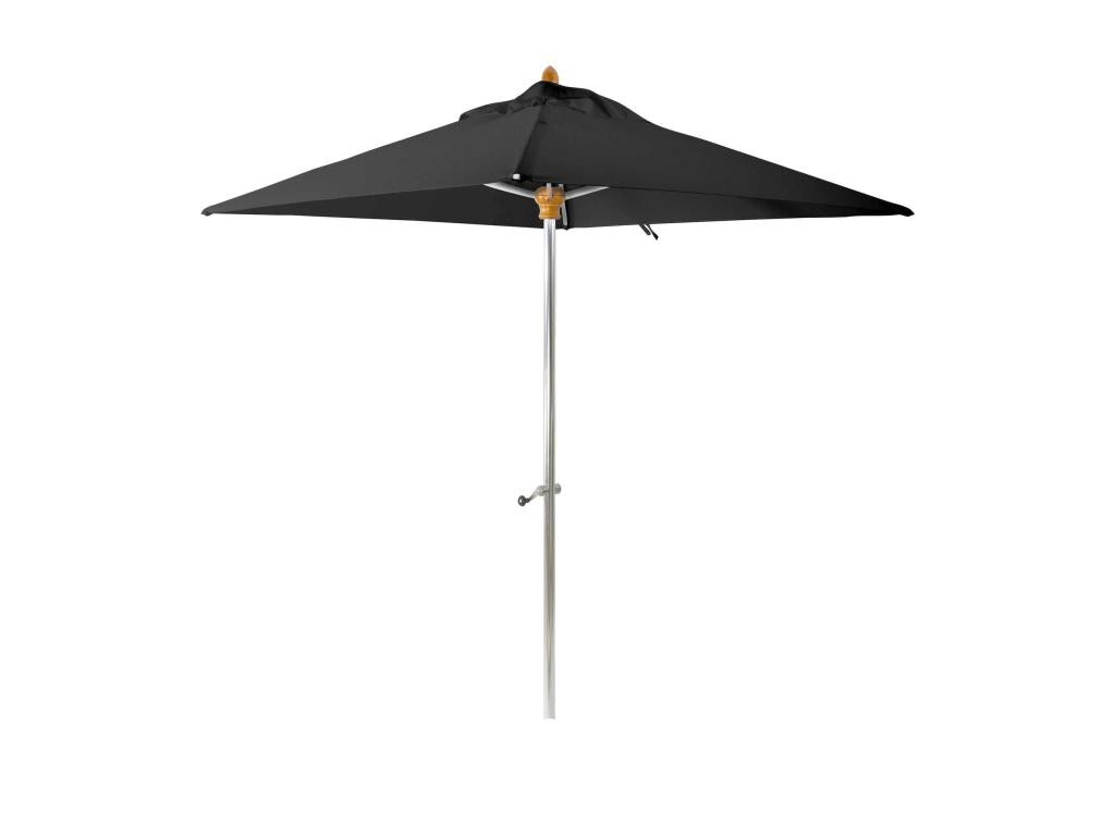 Parasol de terrasse - Aluminium - Noir