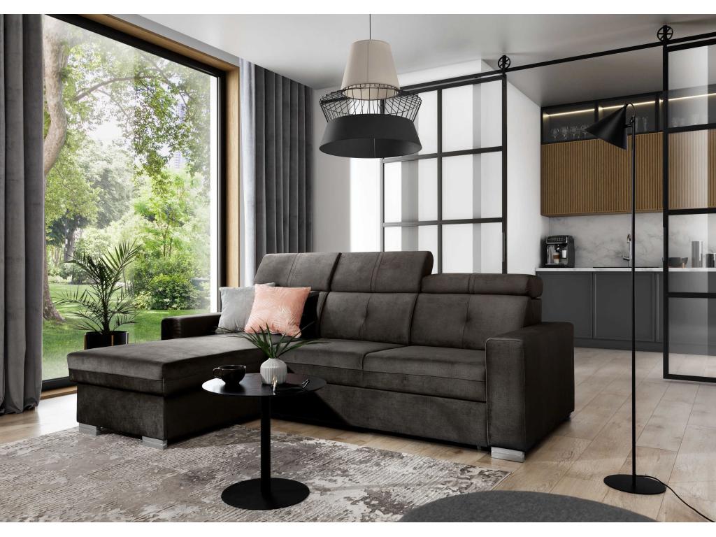 Canapé - Polyester - Anthracite