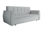 Canapé convertible - Polyester - Gris - 93 x 225 x 98 cm