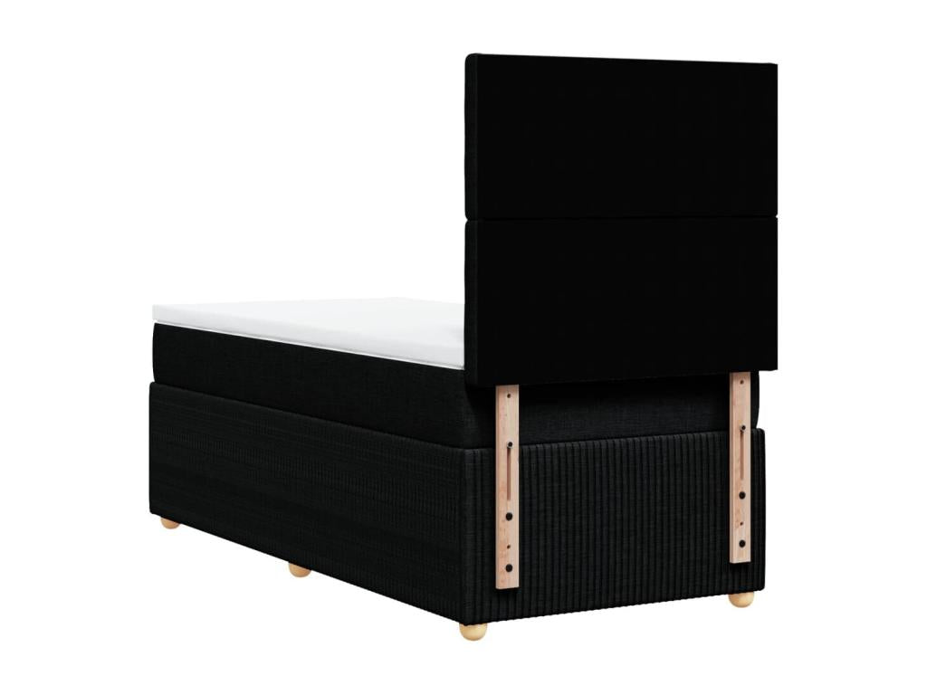 Sommier - Panneau Et Dérivés De Bois - Noir - 90 x 200 cm
