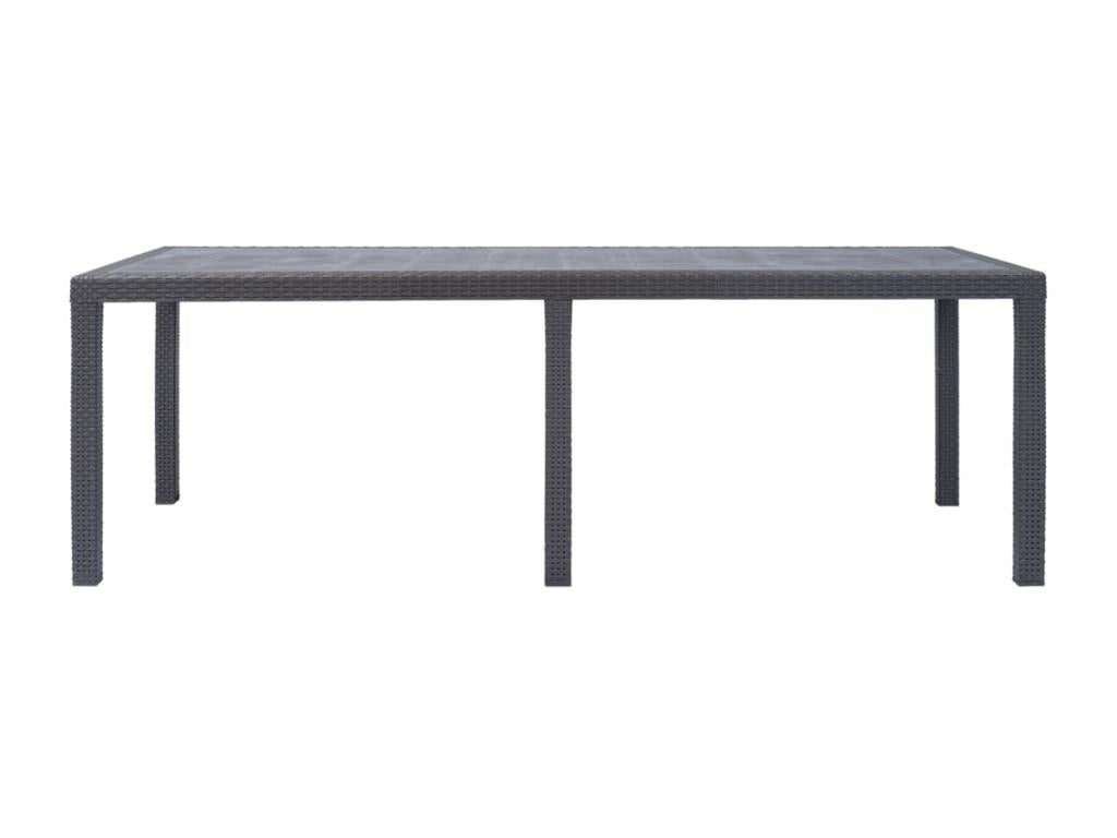 Table - Plastique - Marron - 220 x 90 x 72 cm